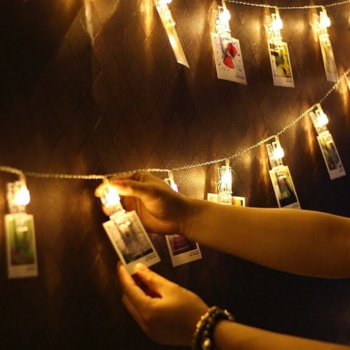 Photo Clips LED Fairy String Lights for Pictures | Kalsten
