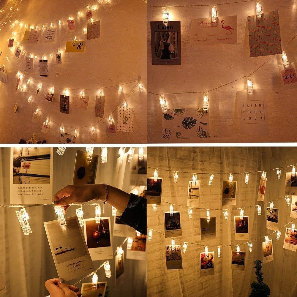 Photo Clips LED Fairy String Lights for Pictures | Kalsten