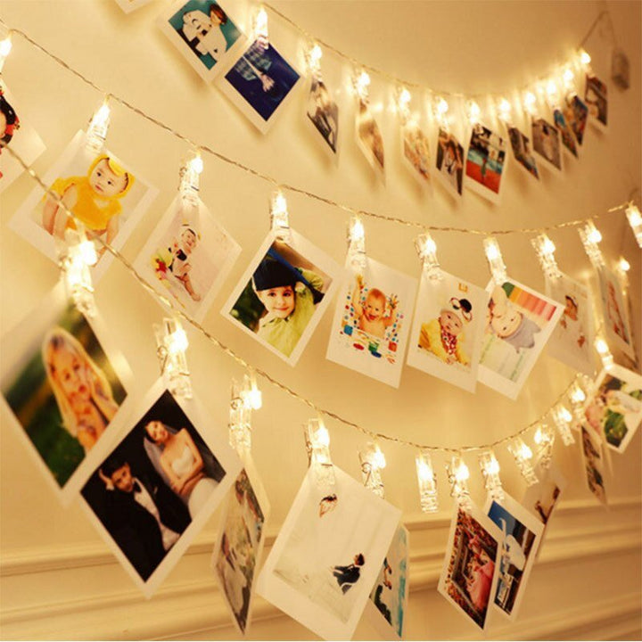 Photo Clips LED Fairy String Lights for Pictures | Kalsten