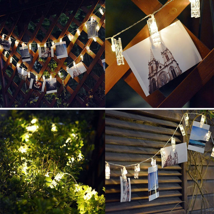 Photo Clips LED Fairy String Lights for Pictures | Kalsten