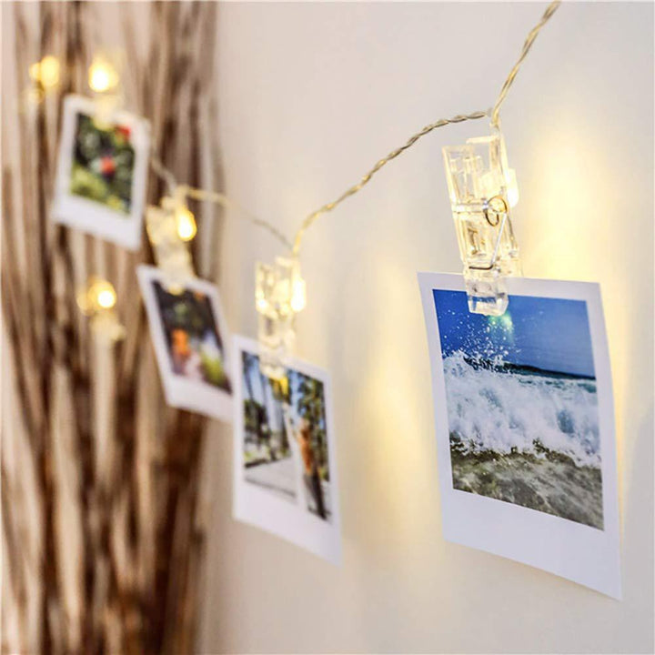 Photo Clips LED Fairy String Lights for Pictures | Kalsten