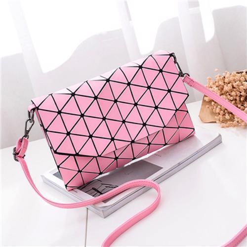 Abstract Geometric Matte Shoulder Bag | Kalsten