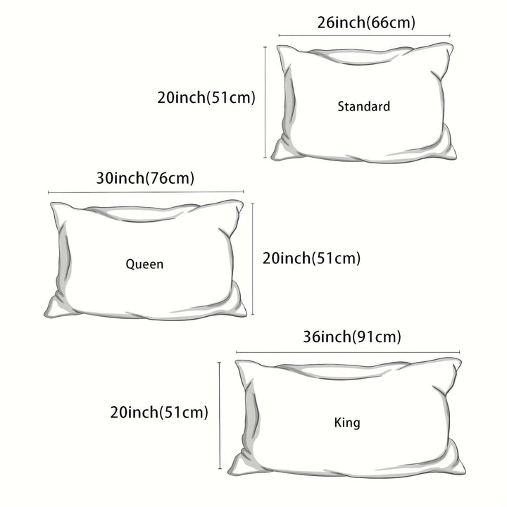 1pc Luxury Hotel Quality Bed Pillow - Cooling & Supportive - Perfect For Bedroom Guest Rooms - Soft Down Alternative Filling For Back, Stomach & Side Sleepers | Kalsten