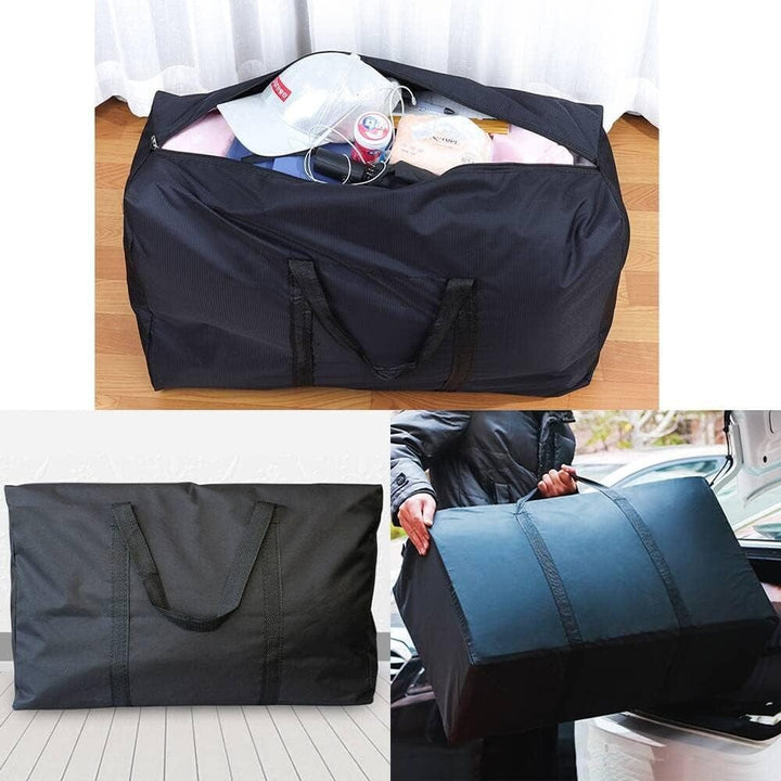 Kalsten | 2 Pieces Large Capacity Moving Bag, With Strong Zippers & Carry Handles, Storage Bag For Clothing, Moving Supplies, Space Saving Storage Bag Organizer, Suitable For Moves, Travel, Packing