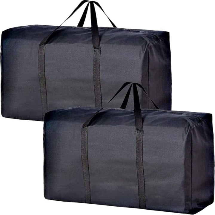 Kalsten | 2 Pieces Large Capacity Moving Bag, With Strong Zippers & Carry Handles, Storage Bag For Clothing, Moving Supplies, Space Saving Storage Bag Organizer, Suitable For Moves, Travel, Packing