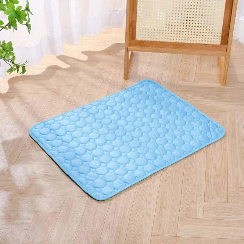 Planet Gates Summer Cooling Pet Mat Gel Ice Pad for Dogs Cats Breathable Soft Kennel Bed Non-Slip Hot Weather Cool Pad Pet Supplies