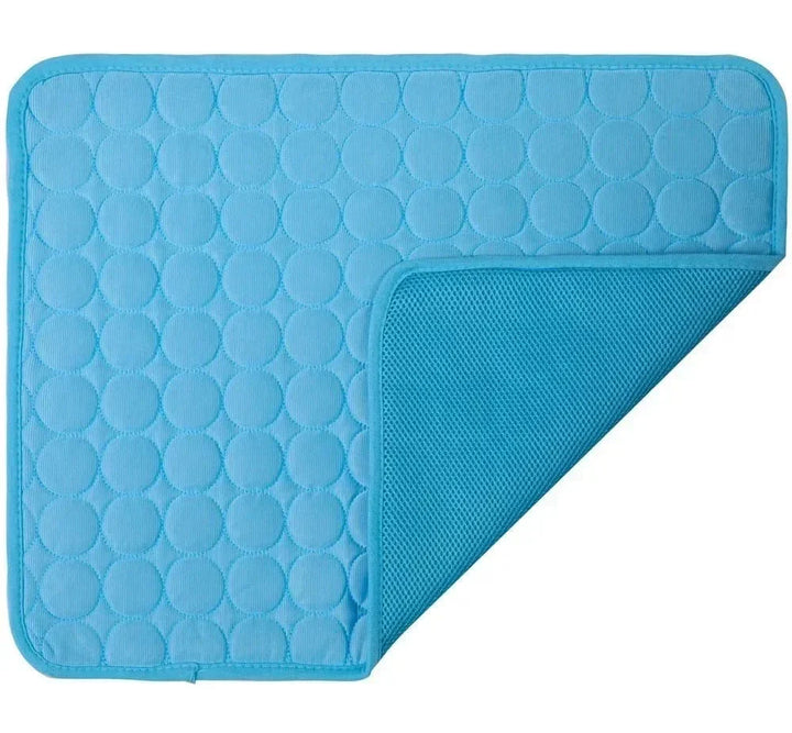 Planet Gates Dog Cooling Pad Ice Silk Fabric Self Cooling Gel Breathable Washable Summer Pet Mat for Dogs Cats Sofa Kennel Bed Comfortable La