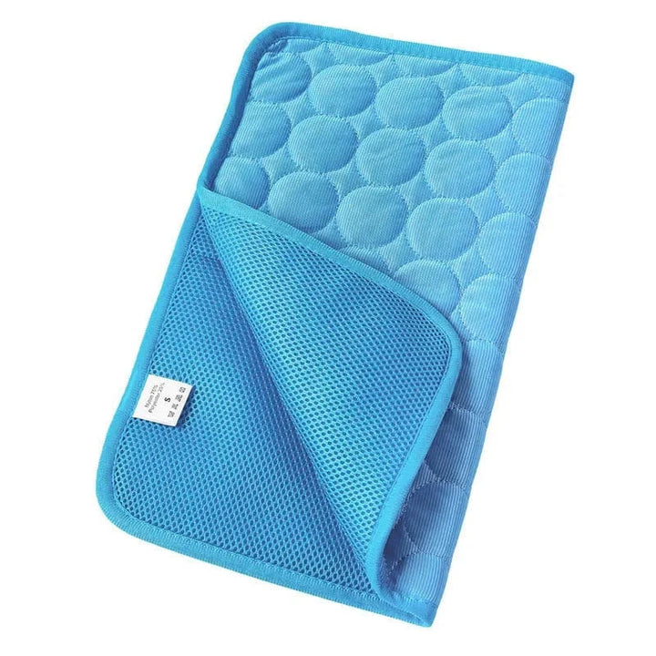 Planet Gates Light Blue / XS(40x30cm) / CHINA Dog Cooling Mat Summer Pad for Dogs Cat Blanket Breathable dog Bed Kennel Puppy Sleeping Sofa Cushion Dog Accessories