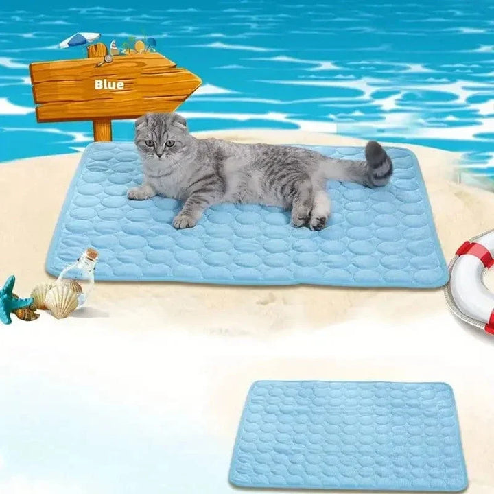 Planet Gates Dogs Self Cooling Mat Pet Cat Cooling Mat And Sleeping Pad For Pets Summer Cool Pads Blanket Washable Ice Silk Breathable Mat