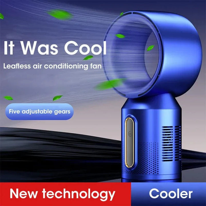 Desktop Bladeless Electric Fan Table Fan 5 Speed Tower Fan For Baby Cooler Air Conditioner USB Rechargeable Cooler Fan | Kalsten
