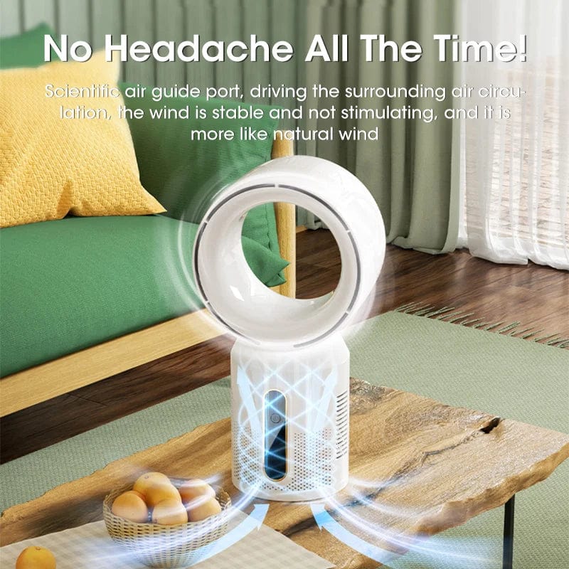 Desktop Bladeless Electric Fan Table Fan 5 Speed Tower Fan For Baby Cooler Air Conditioner USB Rechargeable Cooler Fan | Kalsten