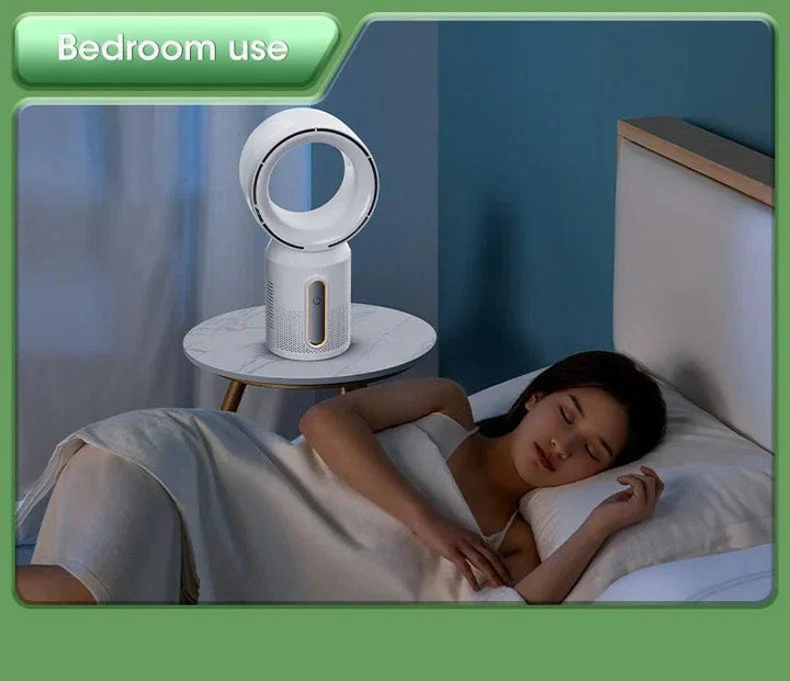 Desktop Bladeless Electric Fan Table Fan 5 Speed Tower Fan For Baby Cooler Air Conditioner USB Rechargeable Cooler Fan | Kalsten