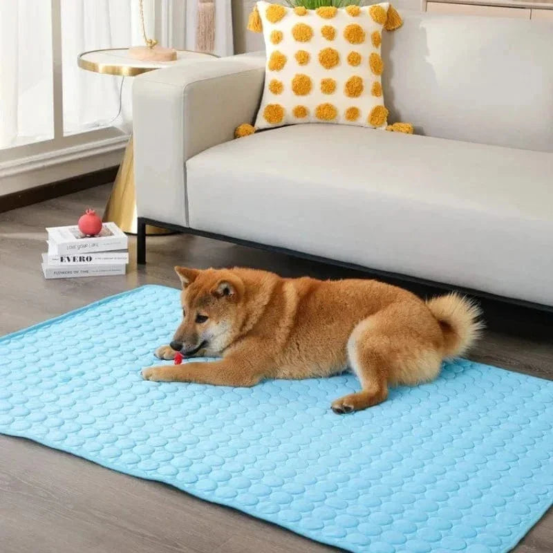 Dog Cooling Pad Ice Silk Fabric Self Cooling Gel Breathable Washable Summer Pet Mat for Dogs Cats Sofa Kennel Bed Comfortable La | Kalsten