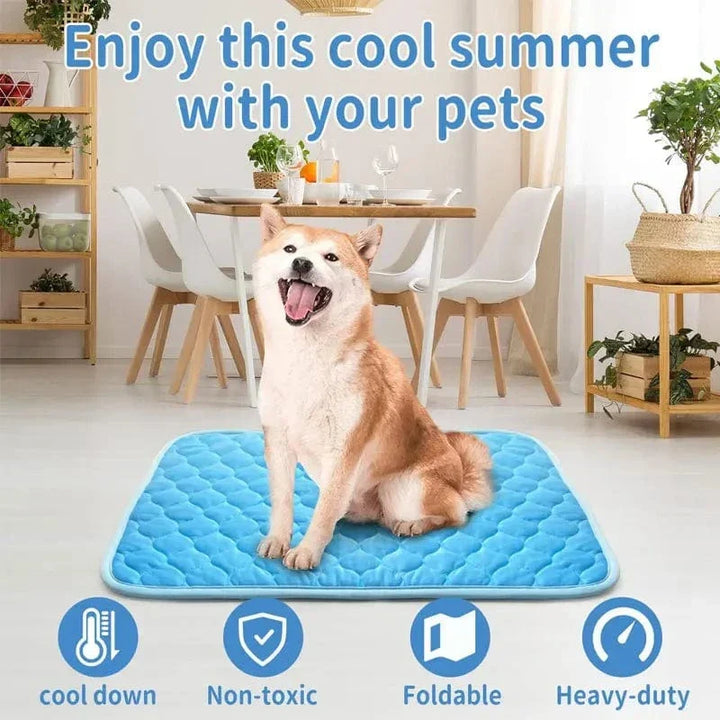 Dogs Self Cooling Mat Pet Cat Cooling Mat And Sleeping Pad For Pets Summer Cool Pads Blanket Washable Ice Silk Breathable Mat | Kalsten