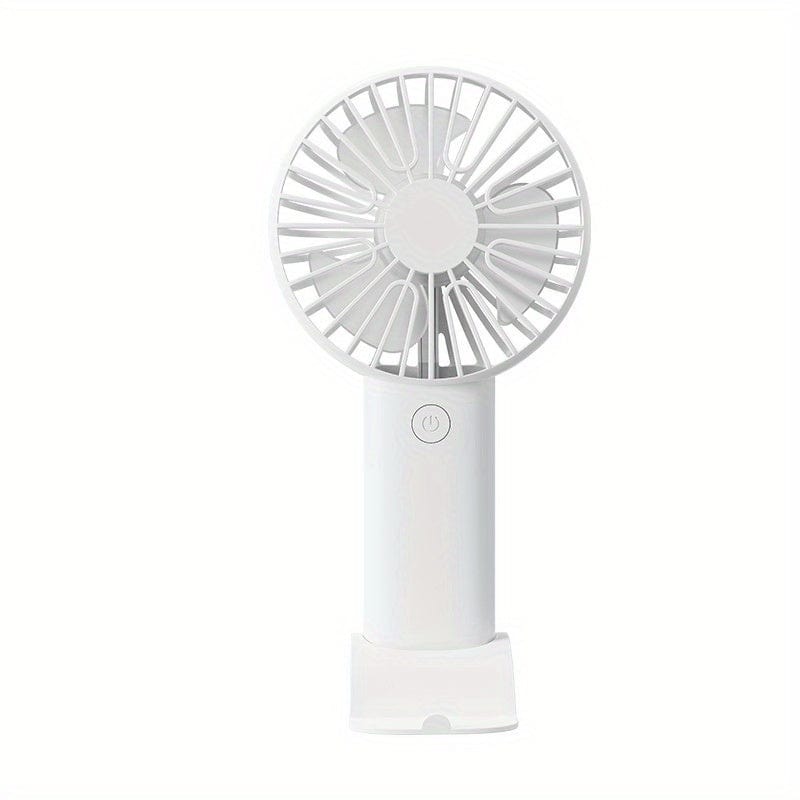 1pc USB Handheld Mini Fan - Portable Electric Fan For Home, Office, And Travel - Rechargeable Battery Operated - Quiet And Powerful Cooling | Kalsten