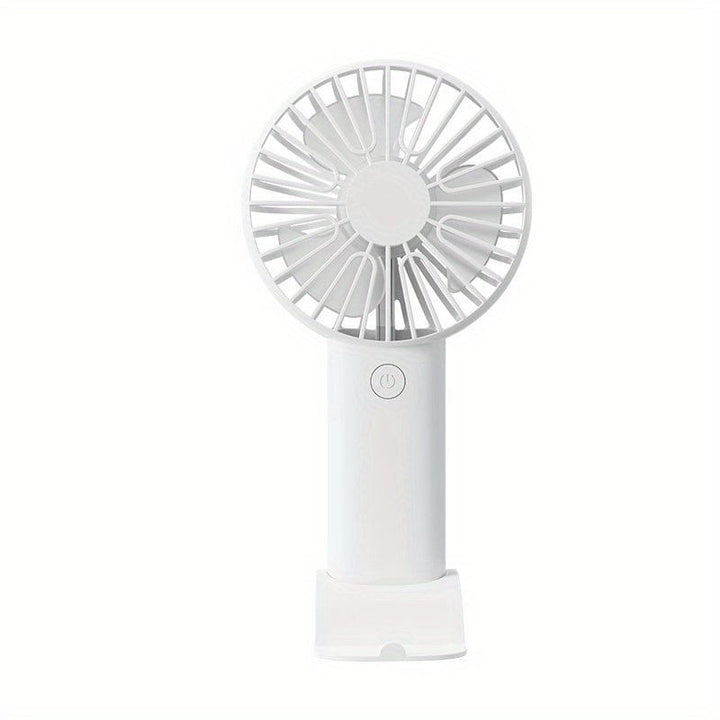 1pc USB Handheld Mini Fan - Portable Electric Fan For Home, Office, And Travel - Rechargeable Battery Operated - Quiet And Powerful Cooling | Kalsten