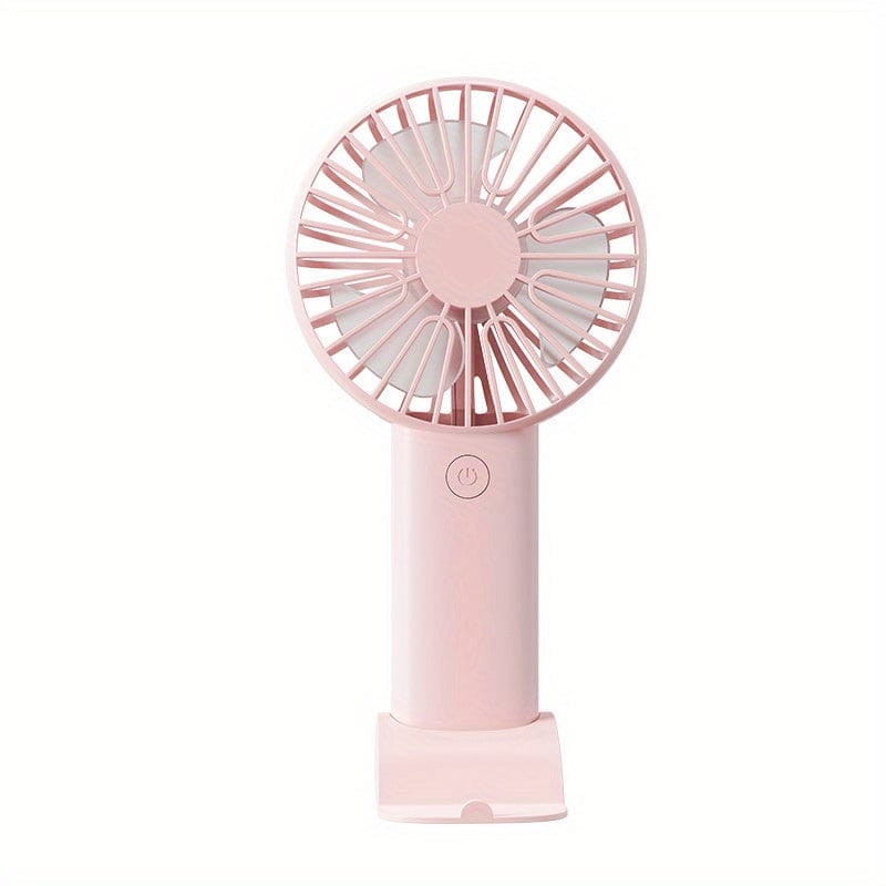 Planet Gates 1pc USB Handheld Mini Fan - Portable Electric Fan For Home, Office, And Travel - Rechargeable Battery Operated - Quiet And Powerful Cooling