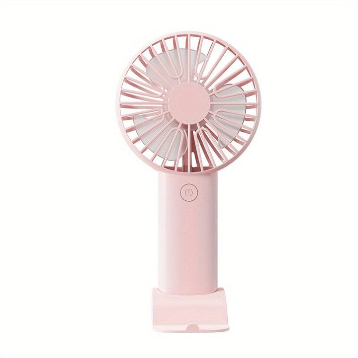 Planet Gates 1pc USB Handheld Mini Fan - Portable Electric Fan For Home, Office, And Travel - Rechargeable Battery Operated - Quiet And Powerful Cooling