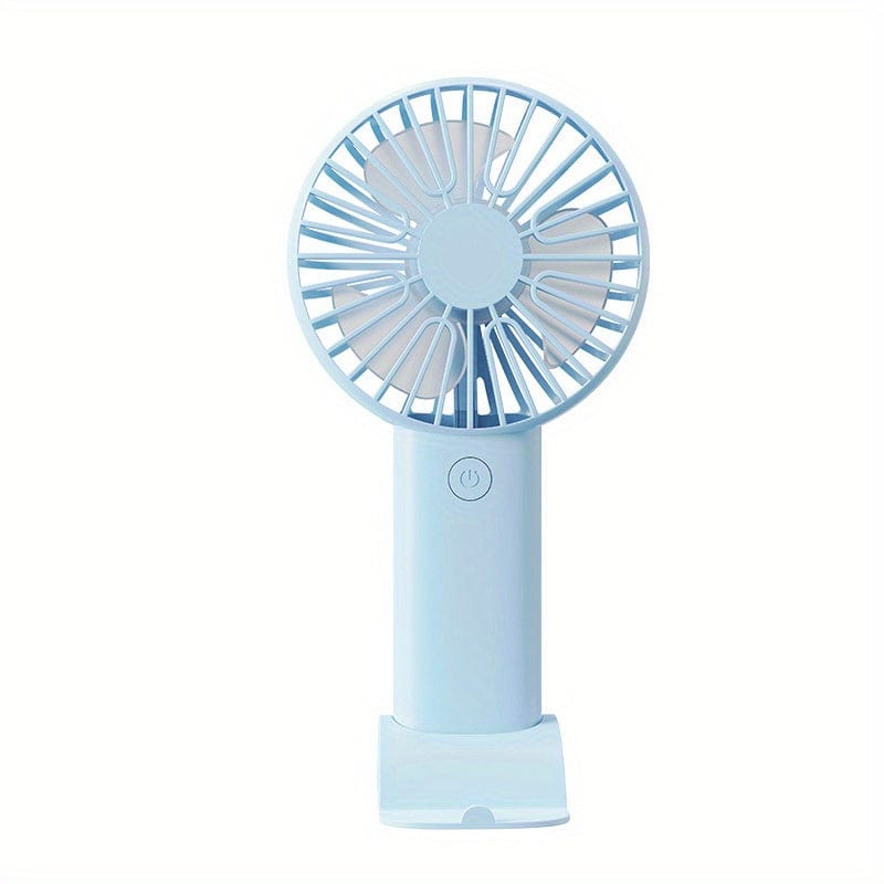 Planet Gates 1pc USB Handheld Mini Fan - Portable Electric Fan For Home, Office, And Travel - Rechargeable Battery Operated - Quiet And Powerful Cooling