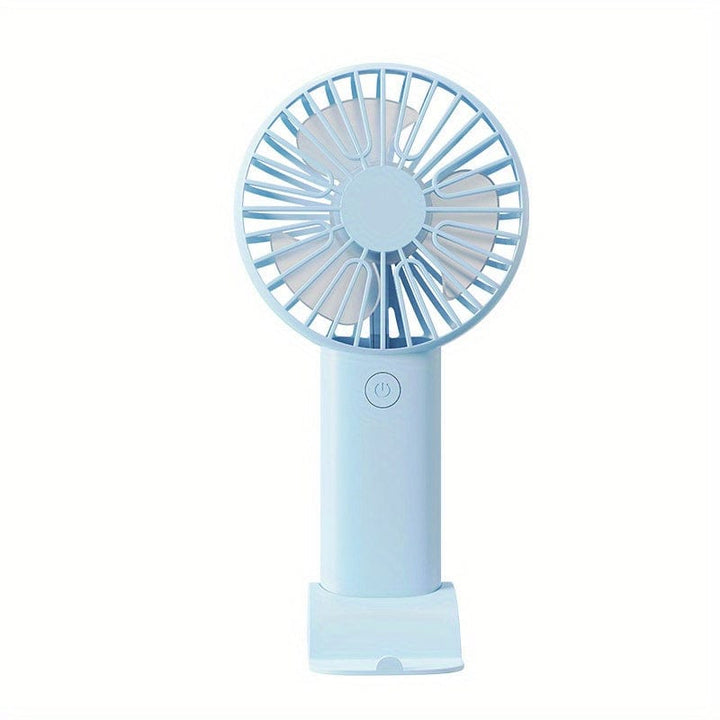 Planet Gates 1pc USB Handheld Mini Fan - Portable Electric Fan For Home, Office, And Travel - Rechargeable Battery Operated - Quiet And Powerful Cooling