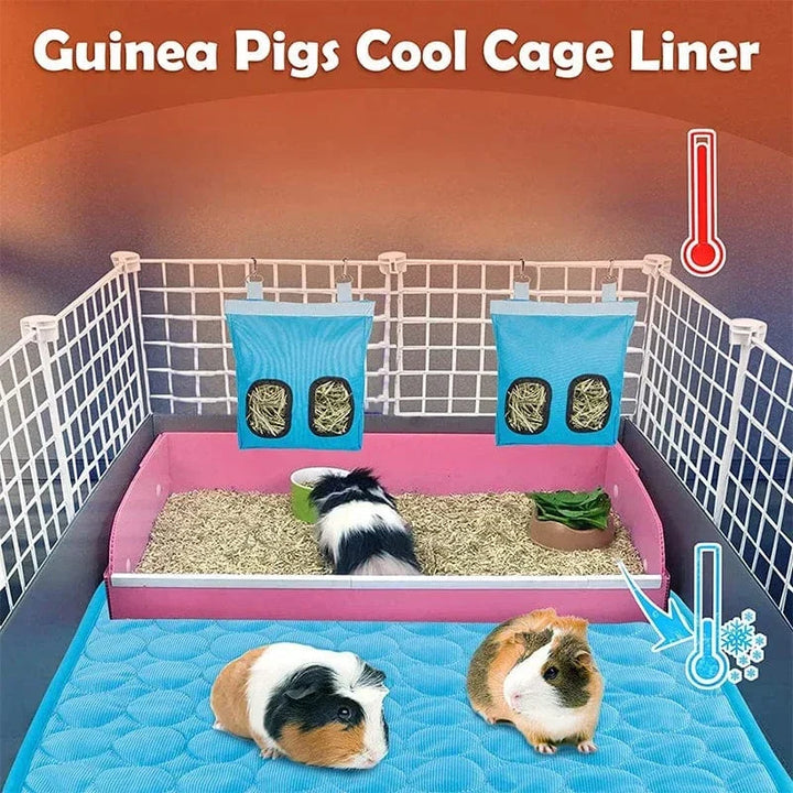 Guinea Pig Cage Liners Summer Small Animal Cooling Mat Breathable Hamster Pee Pad for Rabbit Cage Chinchilla Hedgehogs Pet Item | Kalsten