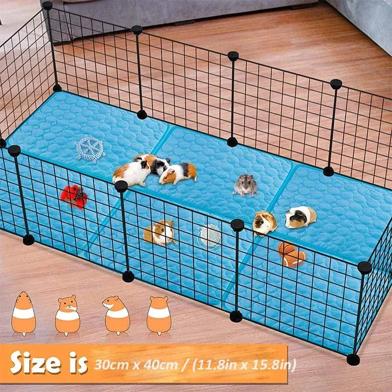 Guinea Pig Cage Liners Summer Small Animal Cooling Mat Breathable Hamster Pee Pad for Rabbit Cage Chinchilla Hedgehogs Pet Item | Kalsten