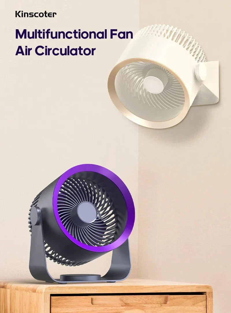 KINSCOTER Multifunctional Electric Fan Circulator Wireless Portable Home Quiet Ventilator Desktop Wall Ceiling Fan Air Cooler | Kalsten
