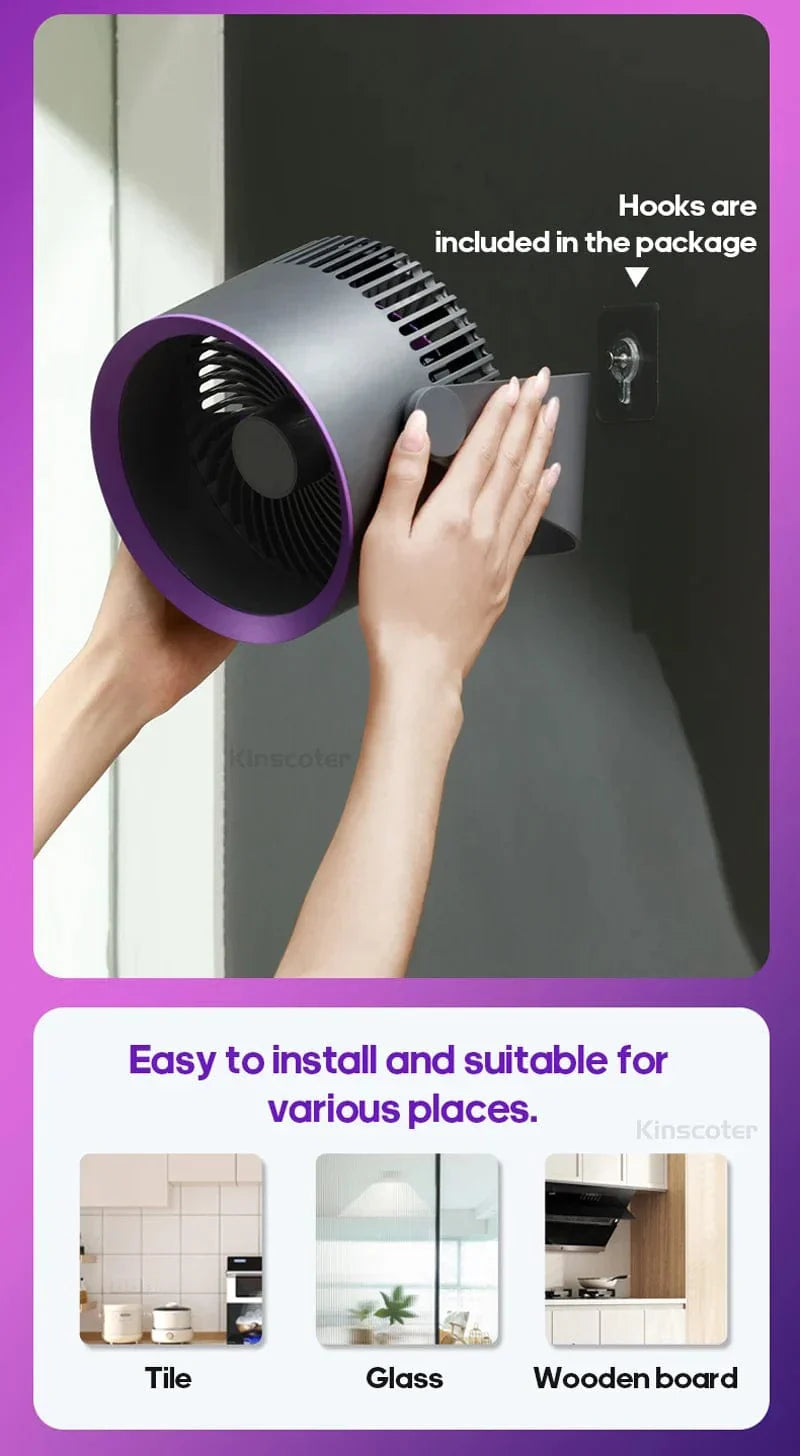 KINSCOTER Multifunctional Electric Fan Circulator Wireless Portable Home Quiet Ventilator Desktop Wall Ceiling Fan Air Cooler | Kalsten