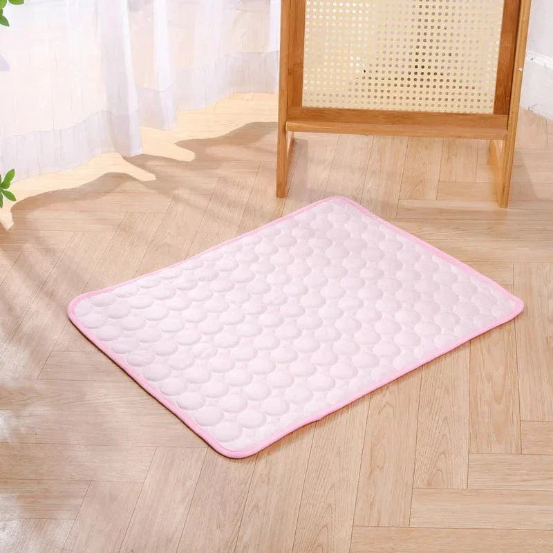 Planet Gates Summer Cooling Pet Mat Gel Ice Pad for Dogs Cats Breathable Soft Kennel Bed Non-Slip Hot Weather Cool Pad Pet Supplies
