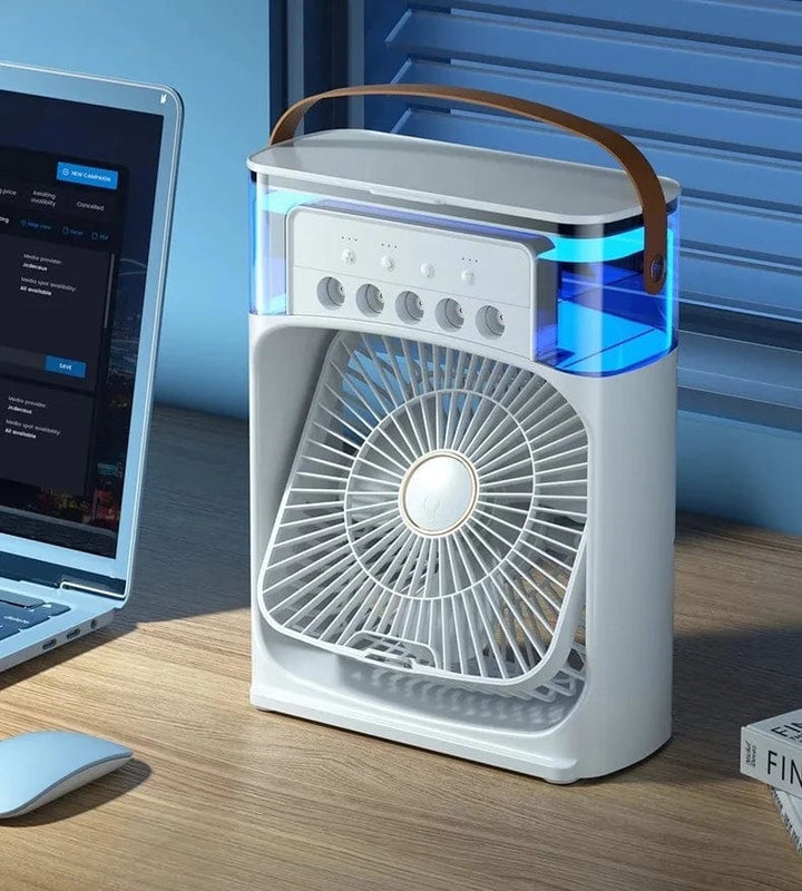 Portable Humidifier Fan Air Conditioner Household Small Air Cooler Hydrocooling Portable Air Adjustment For Office 3 Speed Fan | Kalsten