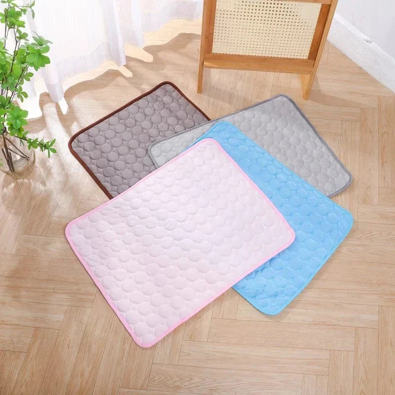 Summer Cooling Pet Mat Gel Ice Pad for Dogs Cats Breathable Soft Kennel Bed Non-Slip Hot Weather Cool Pad Pet Supplies | Kalsten