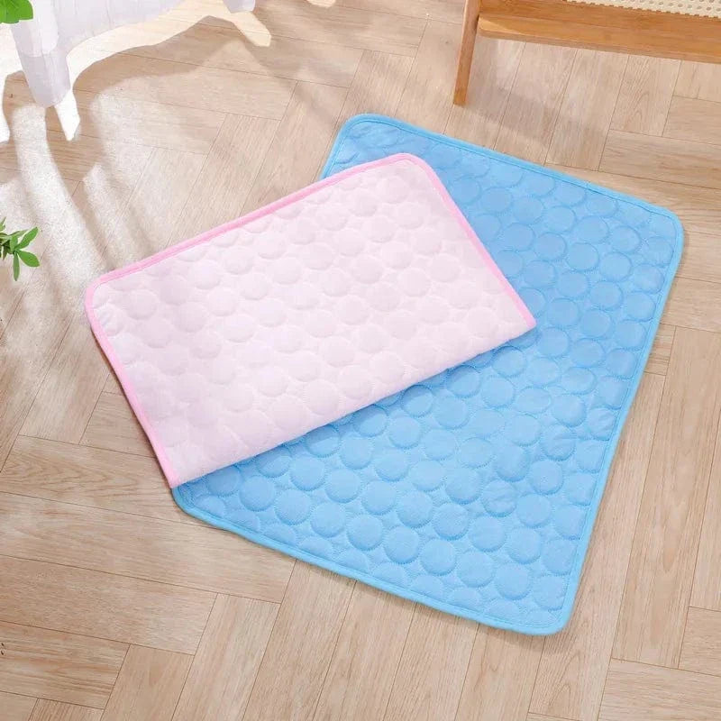 Summer Cooling Pet Mat Gel Ice Pad for Dogs Cats Breathable Soft Kennel Bed Non-Slip Hot Weather Cool Pad Pet Supplies | Kalsten