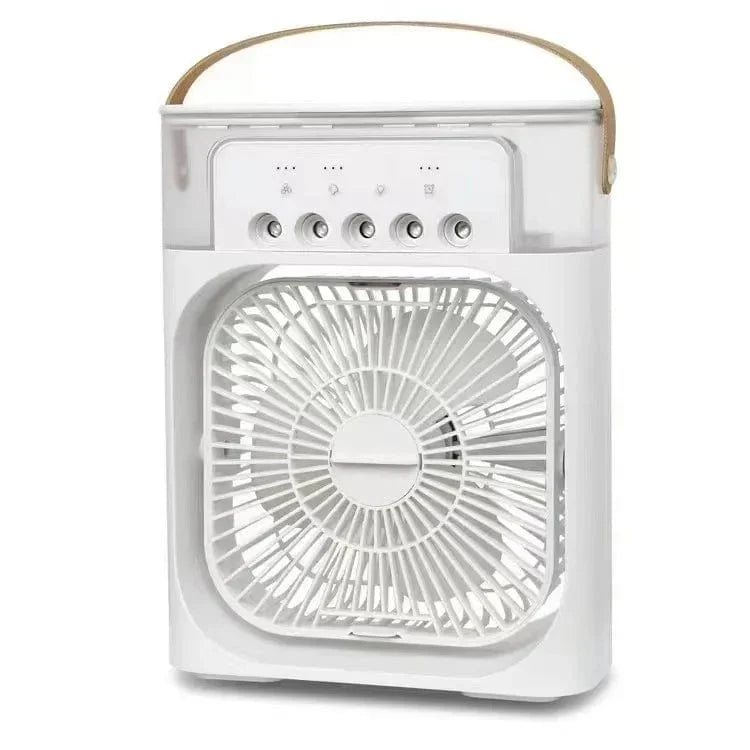 Planet Gates Portable Humidifier Fan AIr Conditioner Household Small Air Cooler Hydrocooling Portable Air Adjustment For Office 3 Speed Fan