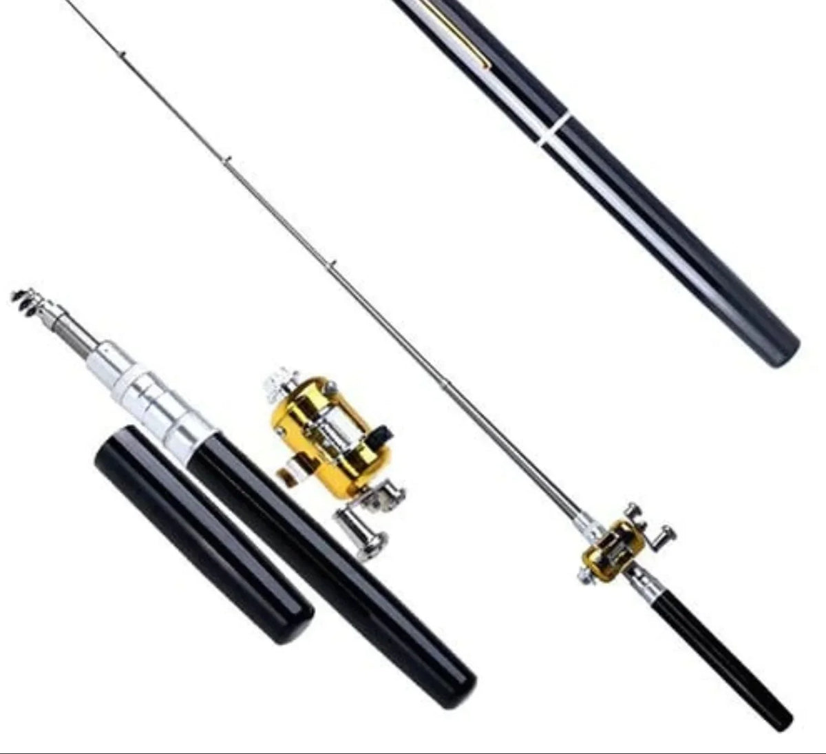 Skanto | Compact Fishing Set with Telescopic Rod – Portable Rod for On the Go