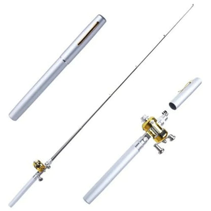 Skanto | Compact Fishing Set with Telescopic Rod – Portable Rod for On the Go