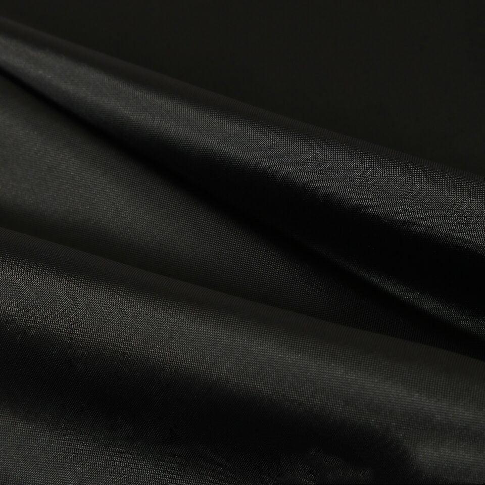 Kalsten | Waterproof black polyester shower curtain with various size options