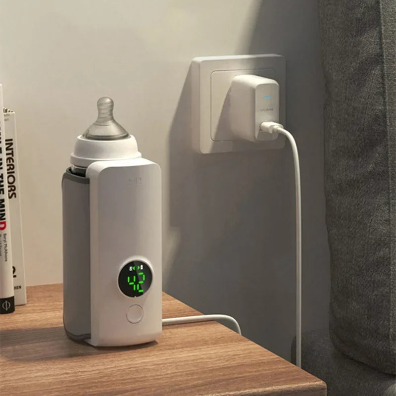 Kalsten | Portable Baby Bottle Warmer with Temperature Control - WarmEase