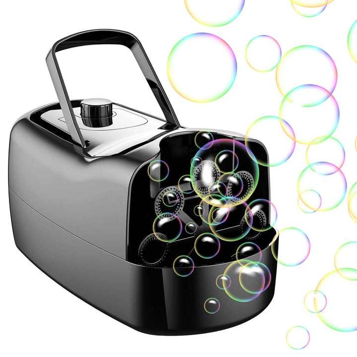 Kalsten | Portable Bubble Machine with 2 Speeds Hand Grip 3000-4000 Bubbles per Minute Plug-powered Battery-powered