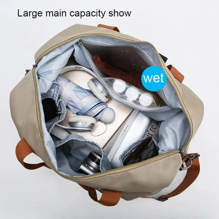 Kalsten | FITVOY DUFFEL – Lightweight Gym & Travel Bag with Shoe Compartment and Wet-Dry Separation