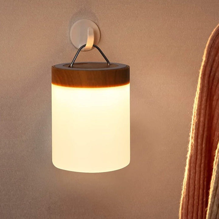 LED Table Lamp with Wooden Base and Touch Control | Kalsten