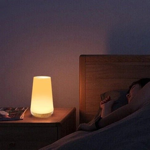 Wood Base Touch Control LED Table Lamp Kalsten