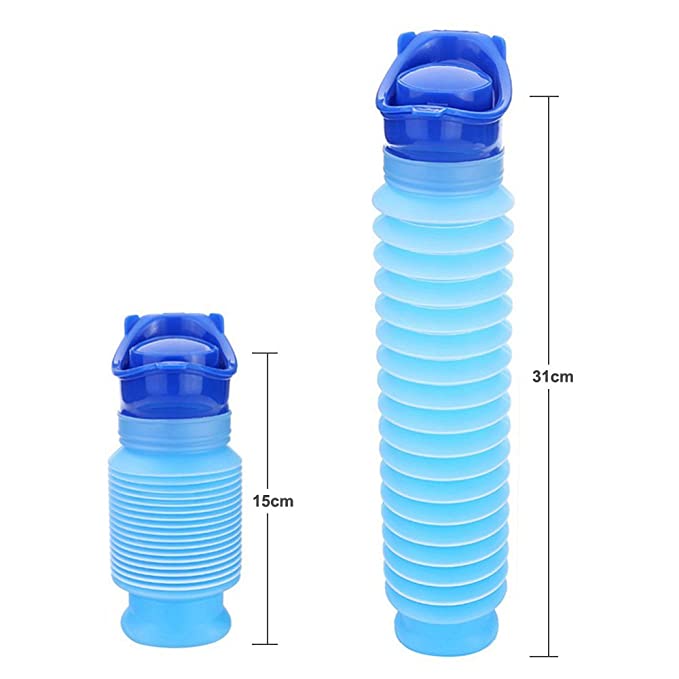 Kalsten | Mobile Urinal FlexRelief | Telescopic & Foldable | For Women & Children | 750 ml Capacity