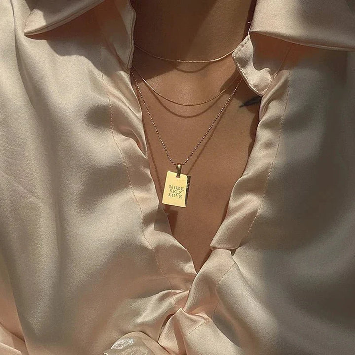 Kalsten | Positive Affirmation Engraved Necklaces