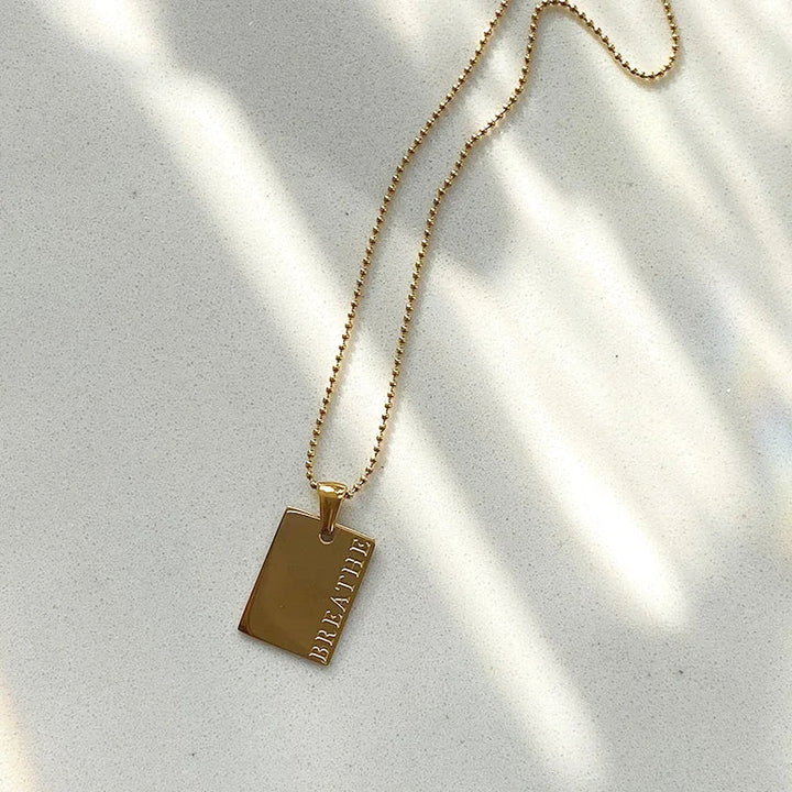 Kalsten | Positive Affirmation Engraved Necklaces