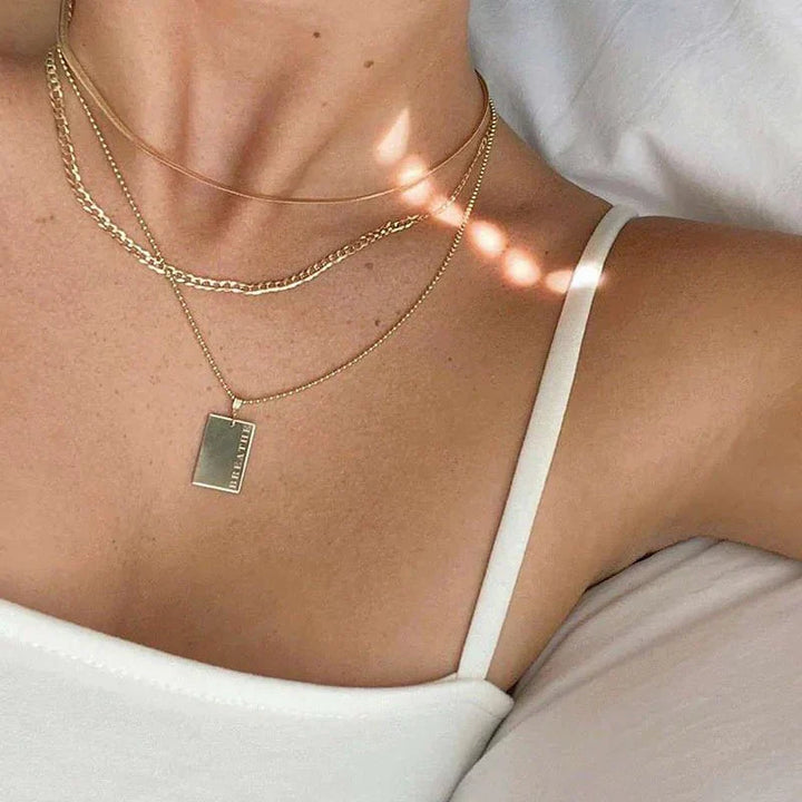 Kalsten | Positive Affirmation Engraved Necklaces