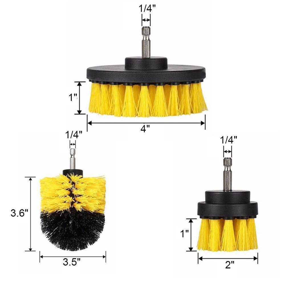 Kalsten | Power Cleaning Scrub Brush (Set of 3)