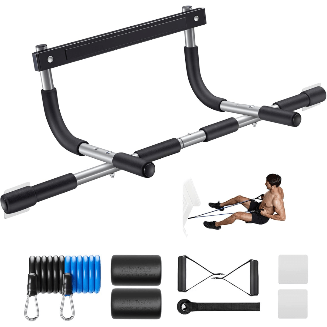 Kalsten | PowerGrip Pull-Up Bar – Heavy Duty Doorway Chin-Up Bar – 200 kg Capacity – Multi-Grip for Full Upper Body Workout