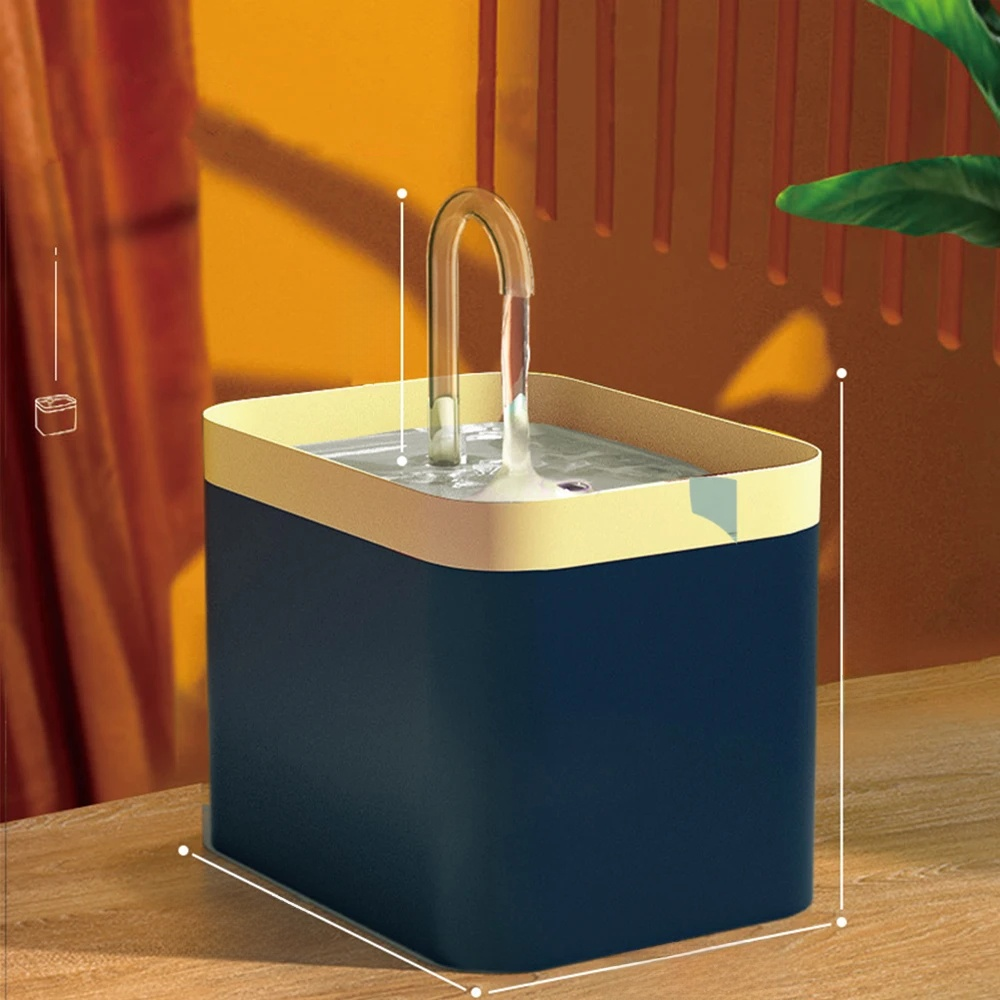 Brehn | Ultra-quiet Pet Water Fountain with Smart Filtration - 1.5 L Stainless Steel