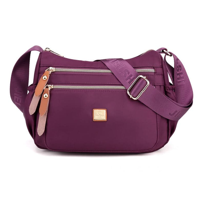 Kalsten | Lightweight Nylon Shoulder Bag with Pockets