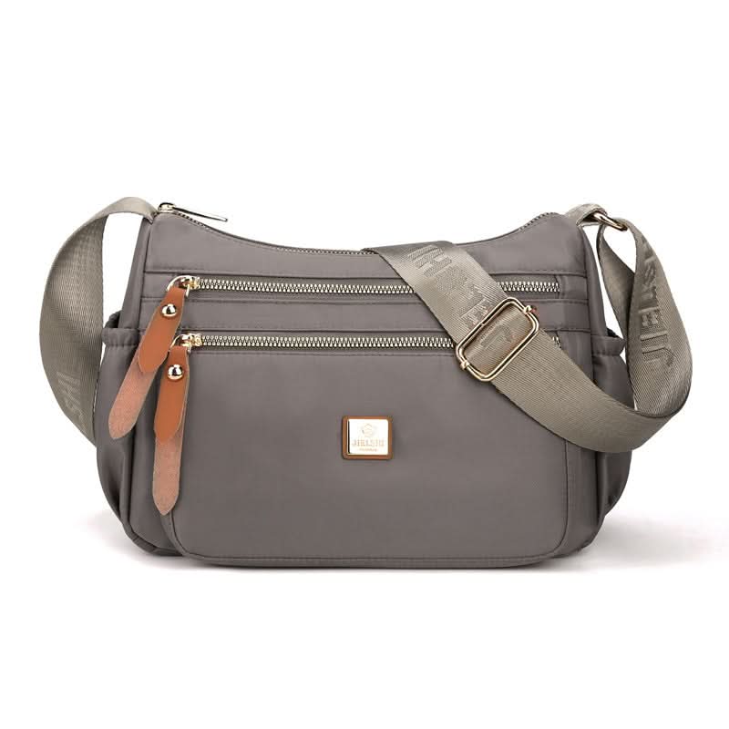 Kalsten | Lightweight Nylon Shoulder Bag with Pockets